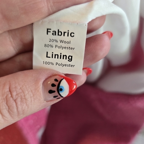 Pink Tweed Mini Skirt XXL Sparkle CHANEL Look Clueless Barbie - Picture 6 of 6